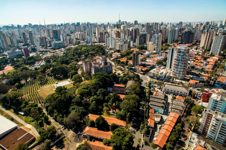 Foto aérea da Vila Mariana em São Paulo