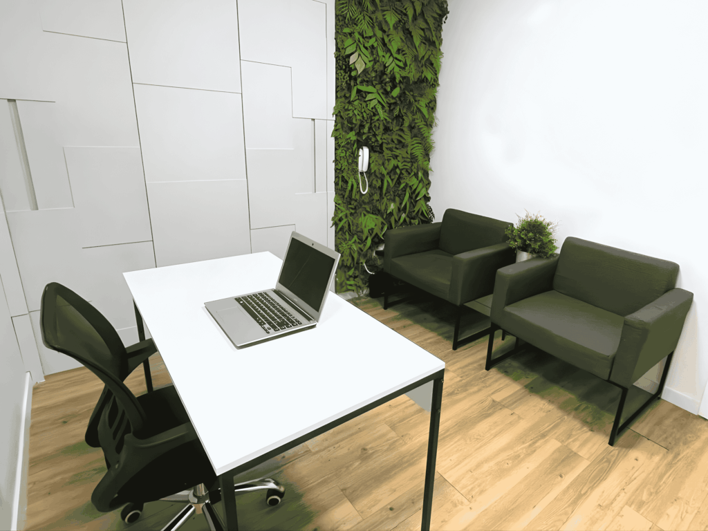 Recepção da unidade Viiwork São Caetano, com ambiente profissional e atendimento para empresas e escritórios virtuais